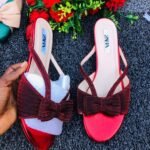 Classy Ladies Sandals with Bold Bows