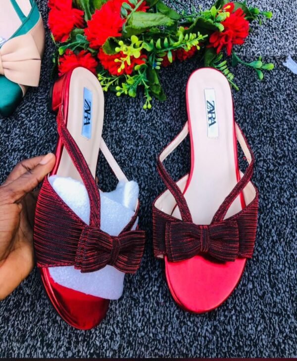 Classy Ladies Sandals with Bold Bows