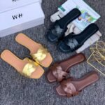 Classy Footwear with Woven Strap Design For Ladies