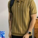 Men's Fashion Polo Shirt Business Casual T-shirt