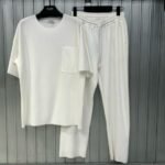 Men’s Casual Loungewear Set - White