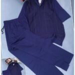 Men's Shirt and Pants Combo Set - Blue