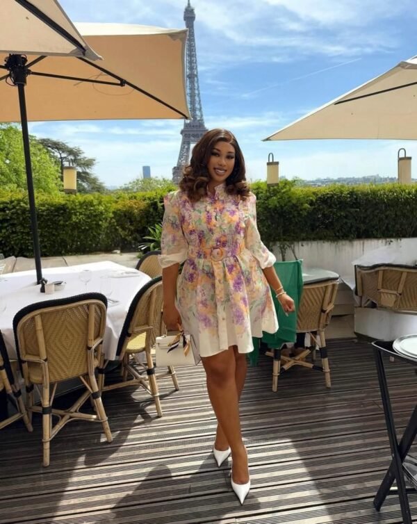 Classy Floral Flair Dress