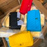 Women's Classic Quilted Flap Shoulder Bag with Chain Strap